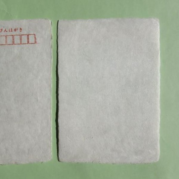 画像1: 土佐和紙　純楮はがき（晒）10枚 (1)