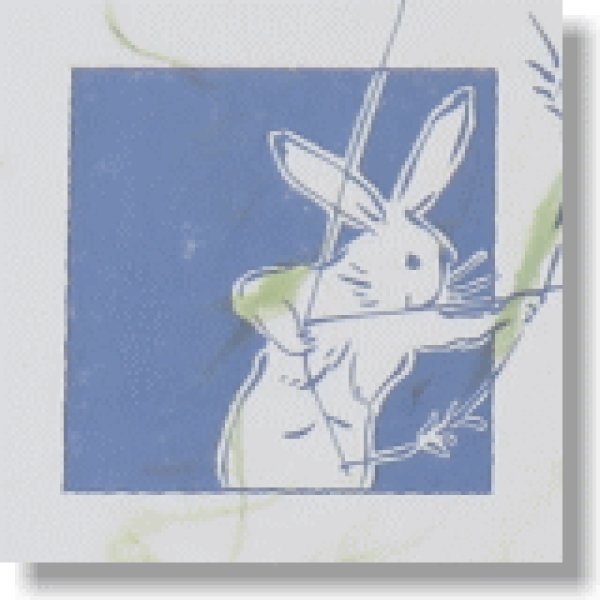 画像2: 和紙のブックカバー（文庫本用） (2)