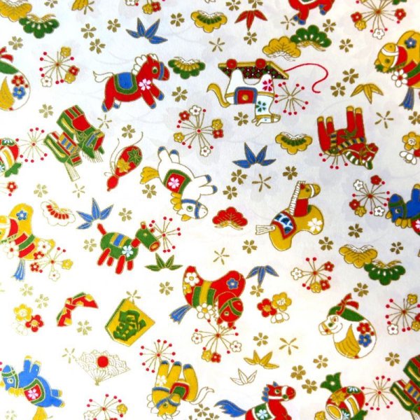 画像8: 京染千代紙 午柄(各色) (8)