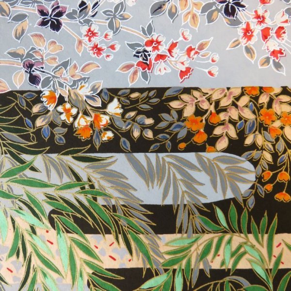 画像3: 京染千代紙 菊判 花鳥 (3)