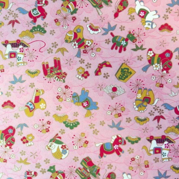 画像9: 京染千代紙 午柄(各色) (9)