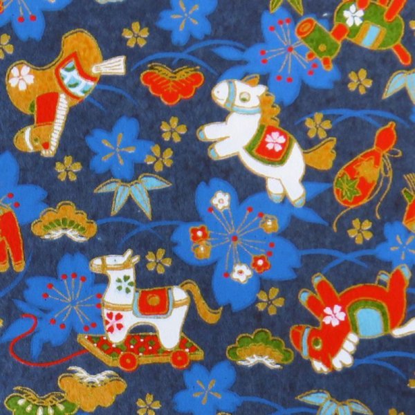 画像5: 京染千代紙 午柄(各色) (5)