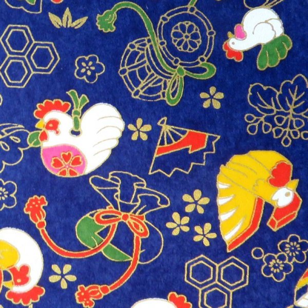 画像6: 京染千代紙　酉柄（各色） (6)