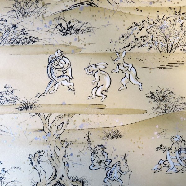 画像9: 京染千代紙 菊判 鳥獣戯画 (9)