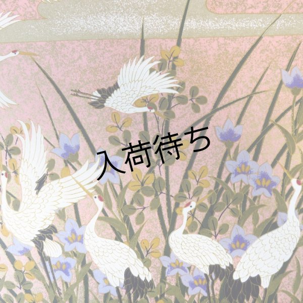 画像4: 京染千代紙　菊判　鶴 (4)