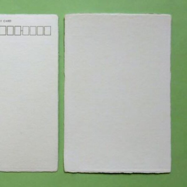 画像1: 越前和紙　水彩画用はがき (1)