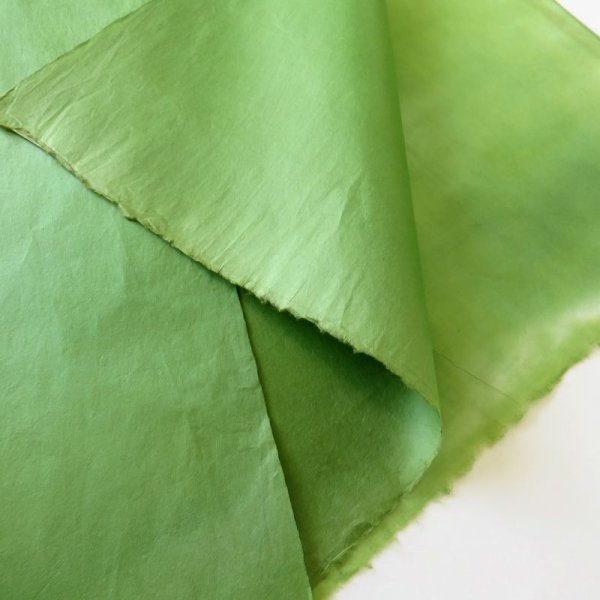 画像3: むら染め　鶯色 (3)