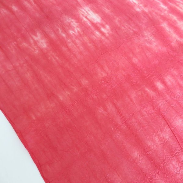 画像6: 揉みむら染め　濃いピンク (6)