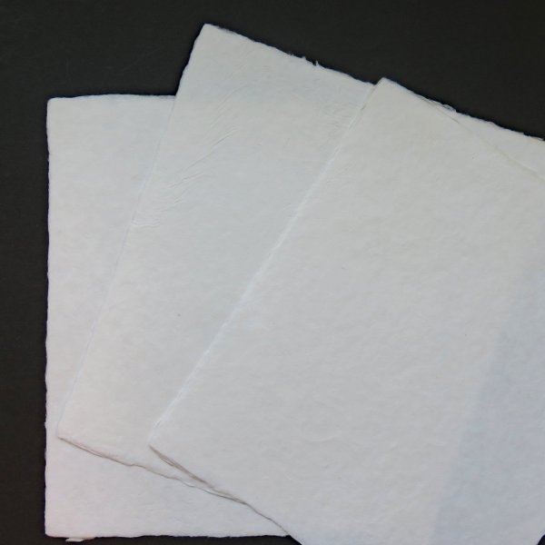 画像2: 内山和紙　色紙　耳付　無地 (2)