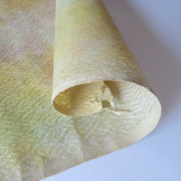 画像1: 黄色ぼかし　青海波 (1)