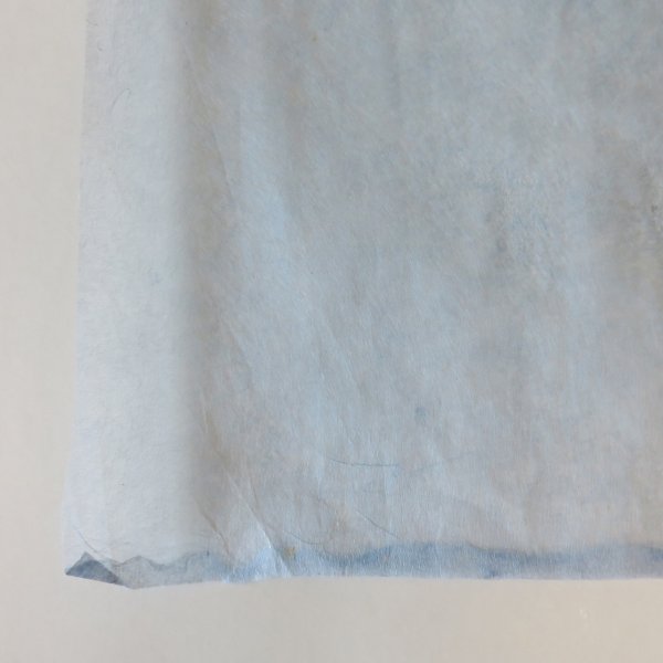 画像3: 土佐和紙　土佐典具帖紙　灰煮　水色 (3)