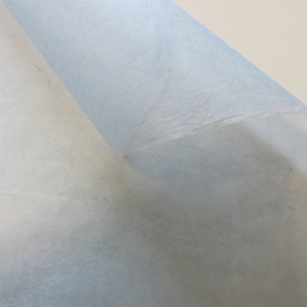 画像5: 土佐和紙　土佐典具帖紙　灰煮　水色 (5)