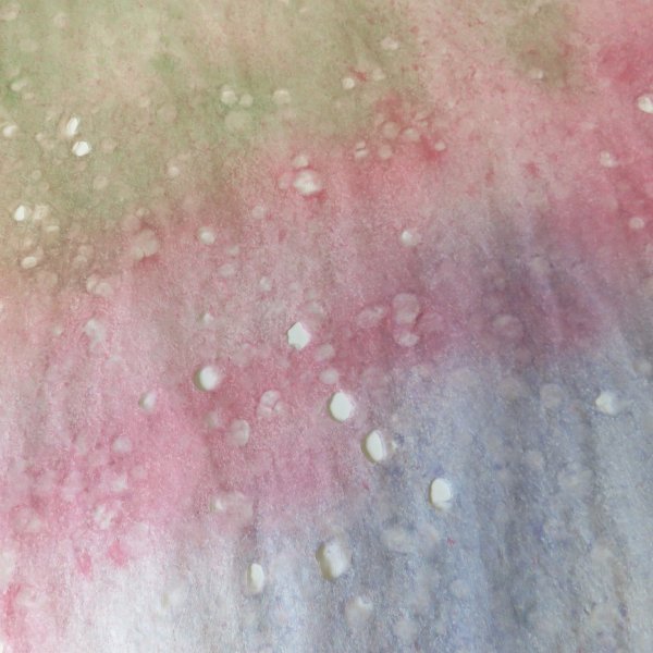 画像2: 染紙　落水　オレンジ＋紫＋ピンク＋緑ぼかし (2)