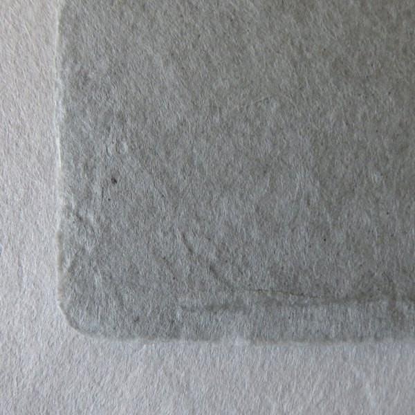 画像4: 130:名尾和紙　耳付名刺 (グレイ) (100枚) (4)